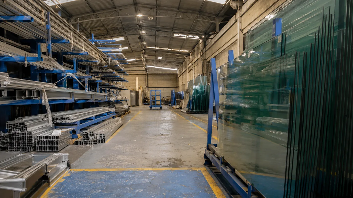 Bodega de perfiles de aluminio PATOVID en Ambato